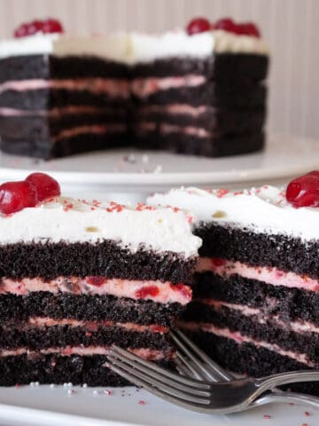 Chocolate Cherry Layer Cake